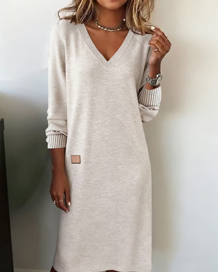 Lunara™ | Cozy Minimalist Knit Dress