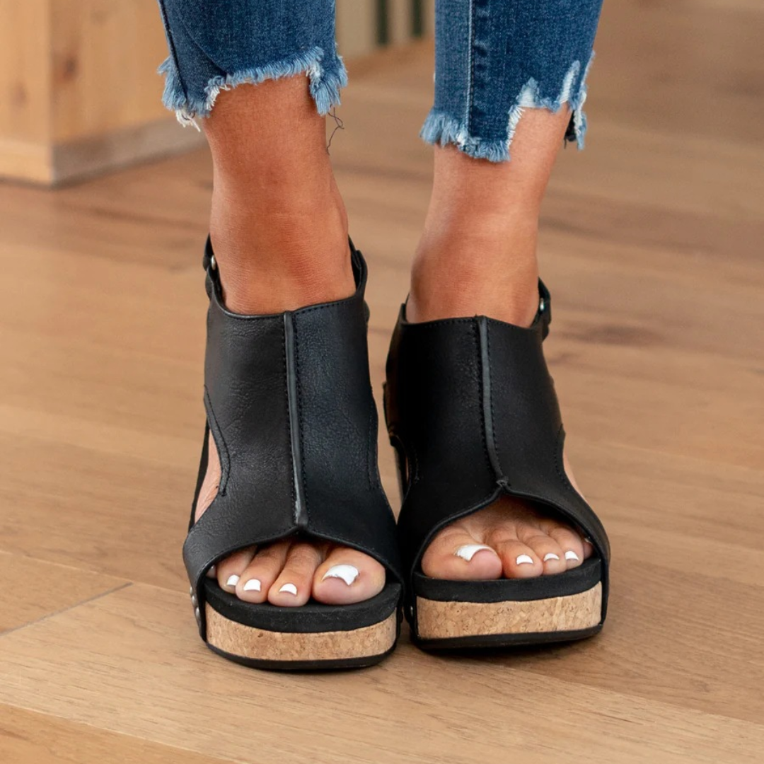 Westrows™ | Suede Wedge Sandals
