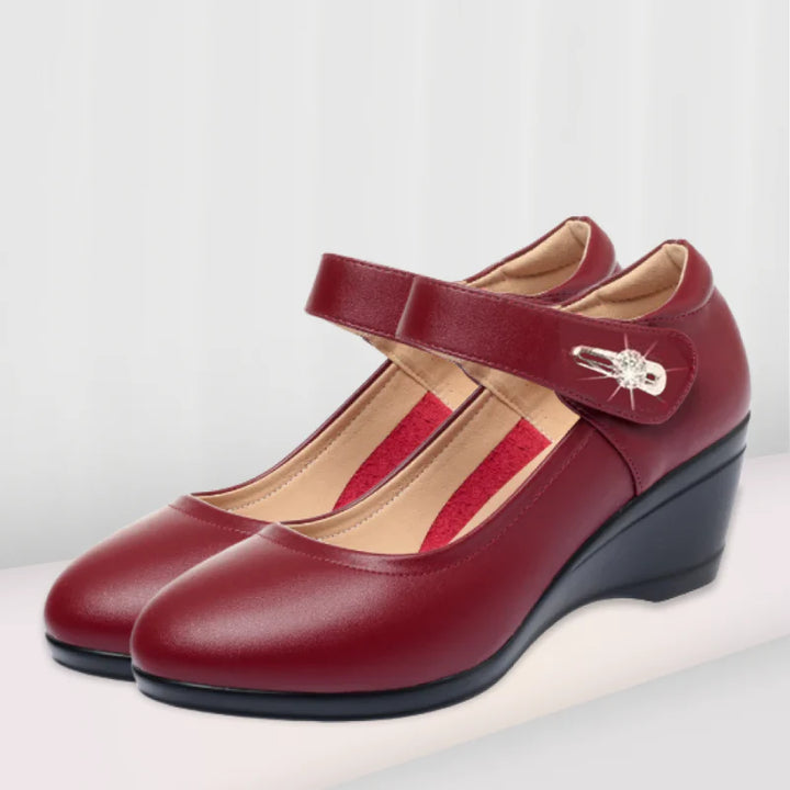 Nadine Comfort Leather Support Shoes