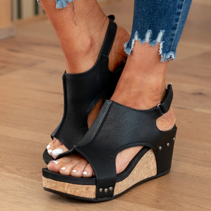 Westrows™ | Suede Wedge Sandals