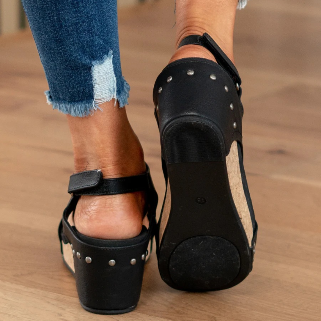 Westrows™ | Suede Wedge Sandals