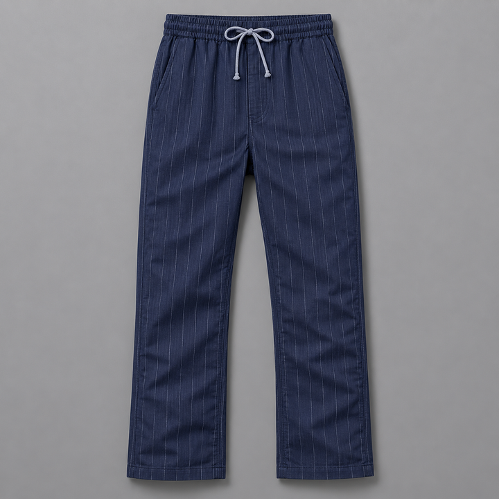 Ellis Pinstripe Linen Pants