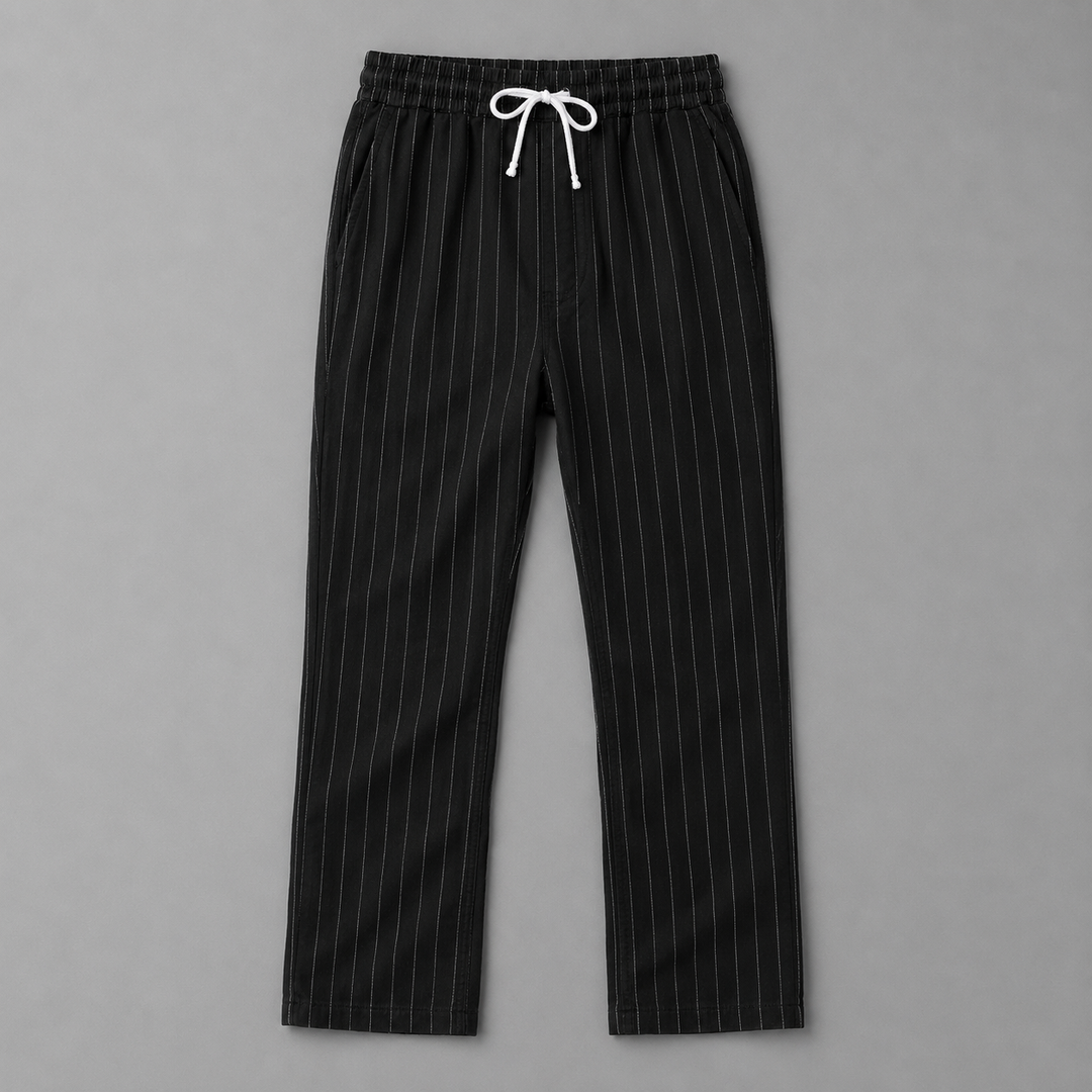 Ellis Pinstripe Linen Pants
