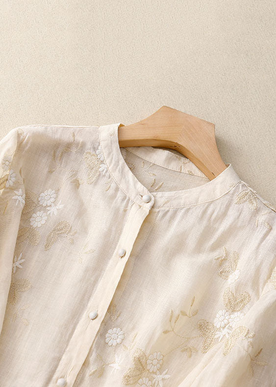 Westrows™ | Chic Blouse with Embroidered Accents