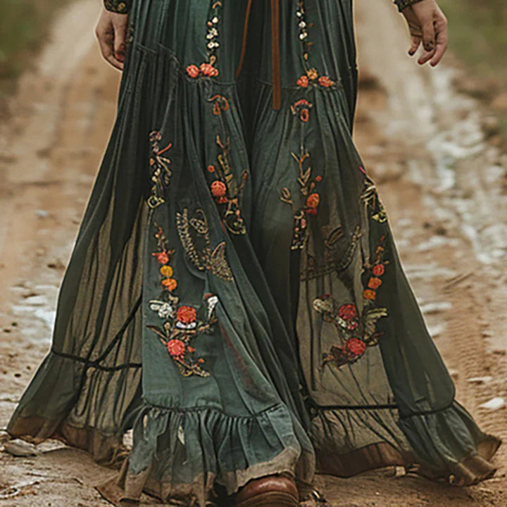 Westrows™ | Bohemian Floral Maxi Dress