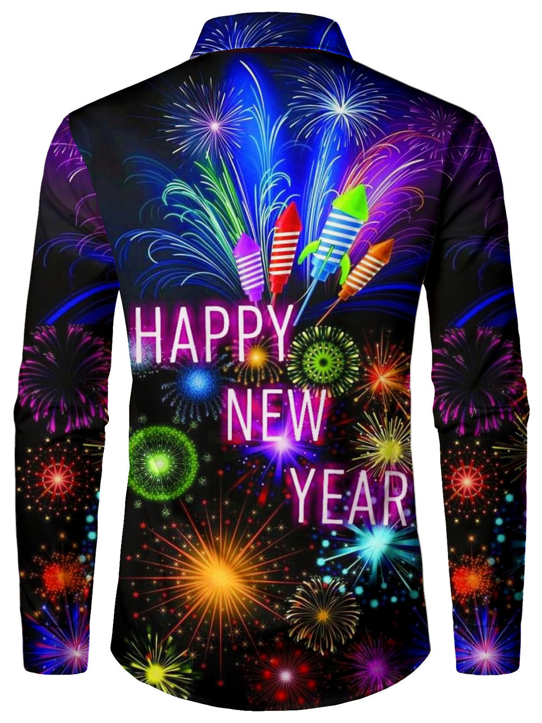 Fireworks Celebration Long Sleeve Shirt