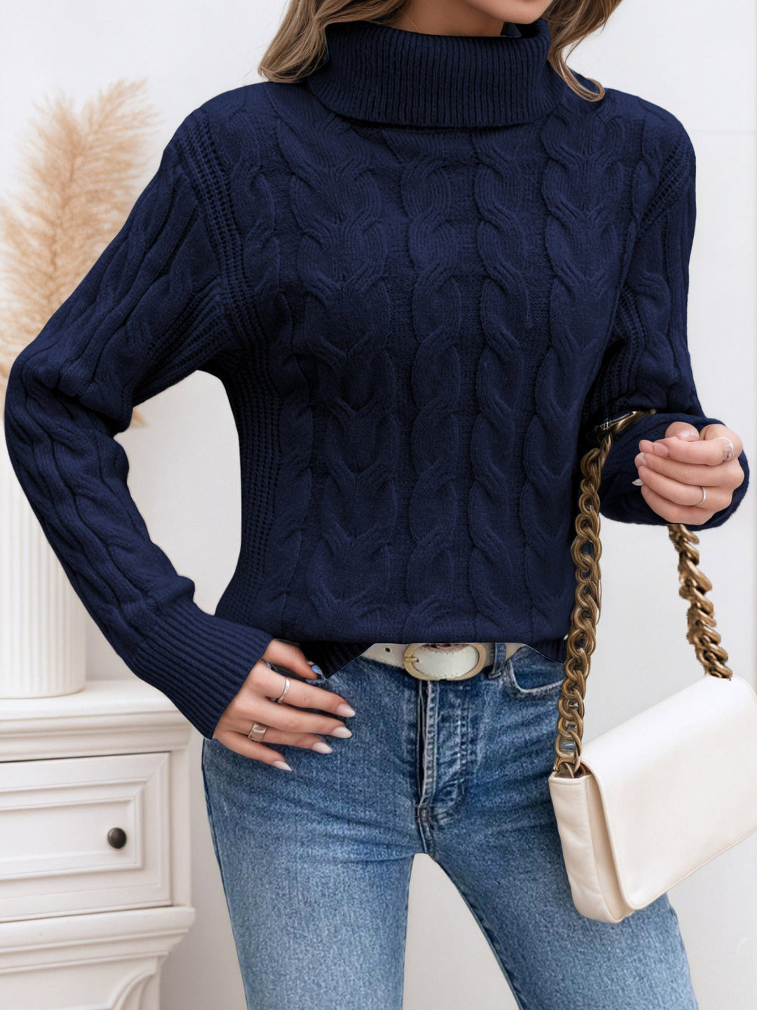 Nova Cozy Cable Turtleneck