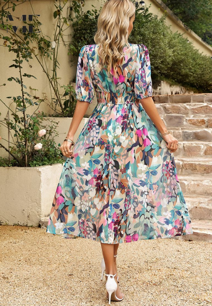 Westrows™ | Elegant Floral Dress