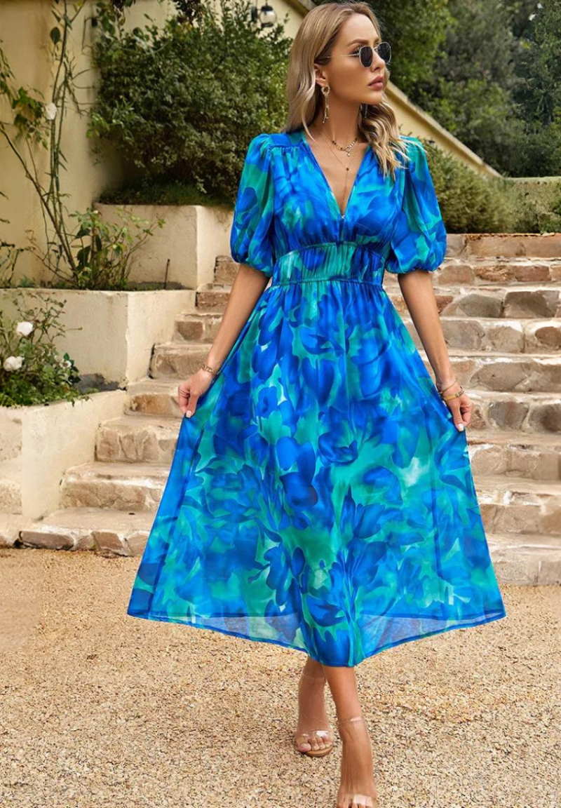 Westrows™ | Elegant Floral Dress