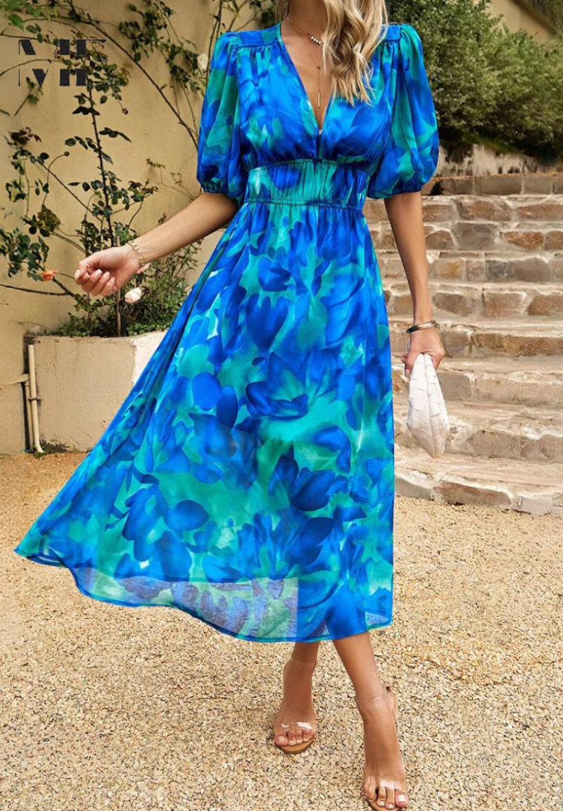 Westrows™ | Elegant Floral Dress
