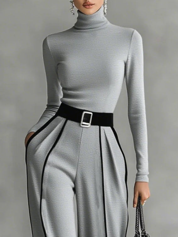 Renata™ | Elegant Two-Piece Wide-Leg Set