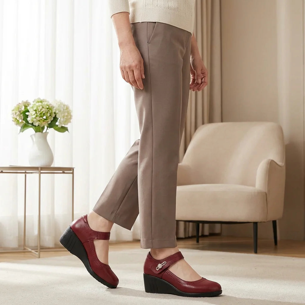 Camila | Comfort Leather Support Shoes