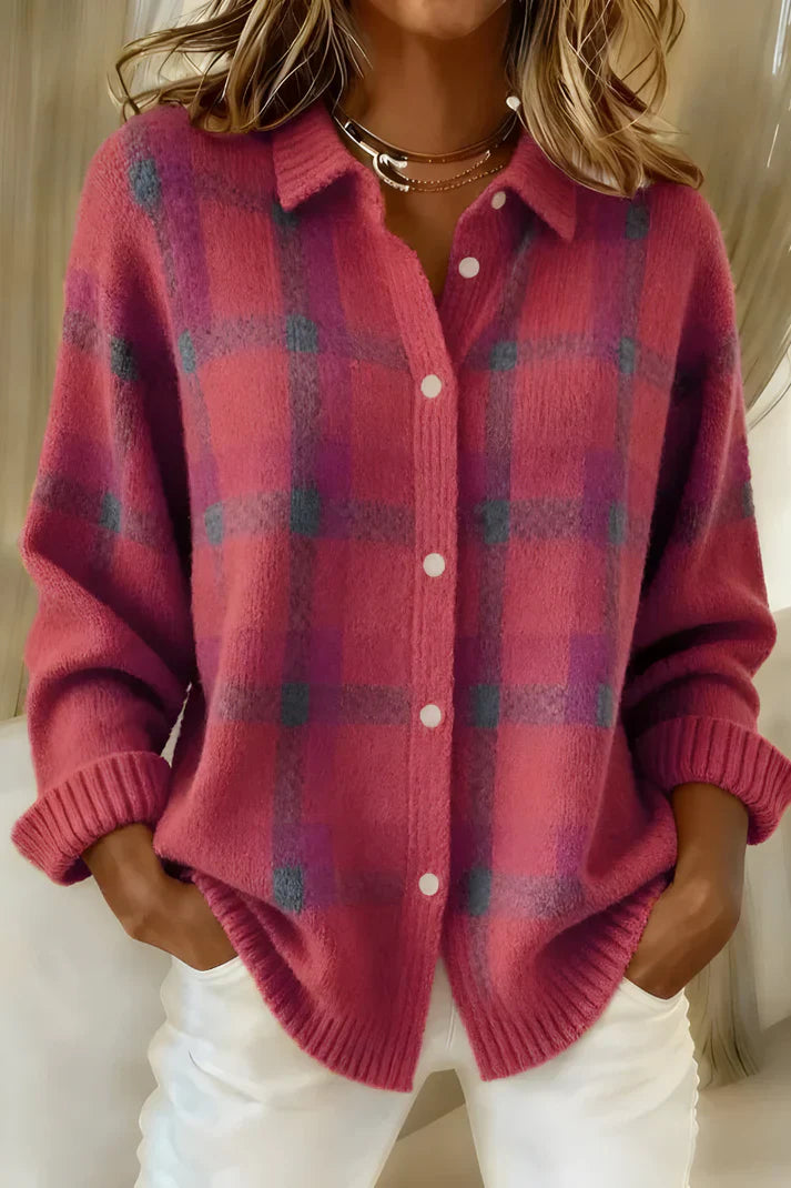 ZAFIRE™ – Cozy Long Button-Up Cardigan