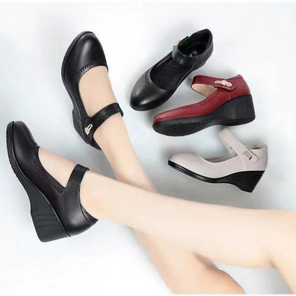 Nadine Comfort Leather Support Shoes