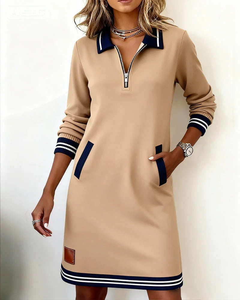 Marisol™ | Everyday Cotton Zip Dress