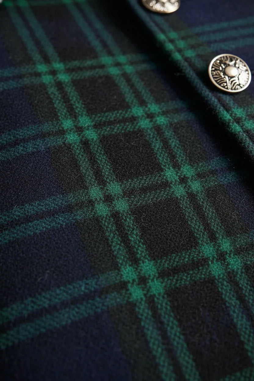 Audrey™ | Timeless Plaid Elegant Coat